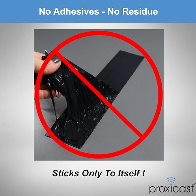 Proxicast Pro-Grade Extra Strong 30mil Weatherproof Self-Fusing Silicone Rubber Sealing Tape For Outdoor Antenna Coax & Electrical Cables, Hose/Pipe Leaks & Emergency Repairs (1.5" x 15' roll) - White