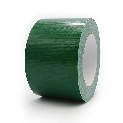 Heavy Duty Duct Tape 3 Inch X 33 Yards, 8.5 Mil Thickness, Multi Purpose Dark Green Duct Tape, No Residue, Waterproof and Tear by Hand - for Repairs, Industrial, Professional Use