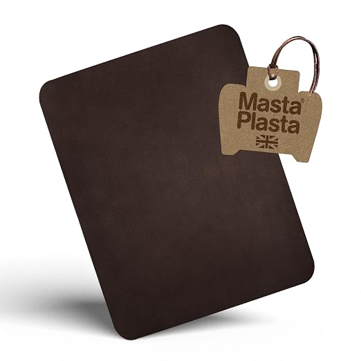 MastaPlasta Instant Upholstery Quality Self-Adhesive Repair Patch. XL Size - Brown Suede - 11in x 8in / 28cmx20m. Easily Fix Couches, Car Seats, Bags & Other Suede, Leather and Velvet Items!