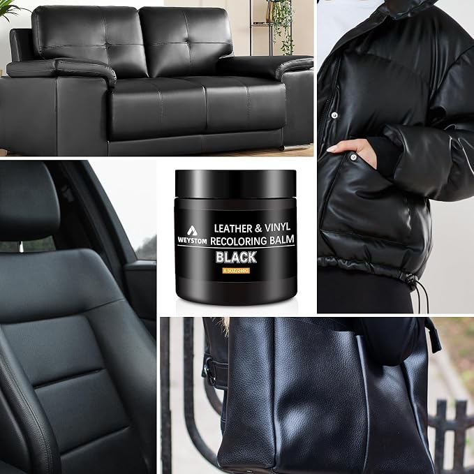 Leather Recoloring Balm, Color Restorer Conditioner, Leather Dye for Furniture, Couch Paint and Repair, Scratch Remover, Leather Color for Couches, Leather Repair Kits