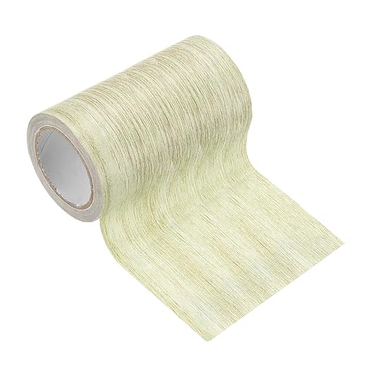 PATIKIL Wood Grain Tape 4" x 15 Ft, Self-Adhesive Wood Texture Repair Tape Realistic Wooden Effect Patch for Furniture Cabinets Floor Walls,Grey Oak