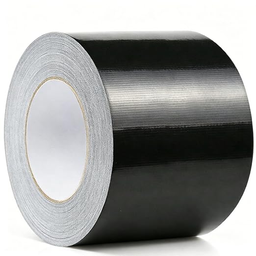 Outdoor Waterproof Repair Tape, Heavy Duty UV Proof Patch for RV, Awning, Tent, Tarp, Boat Cover and Fabric Repair, Black 4 in x 180 ft