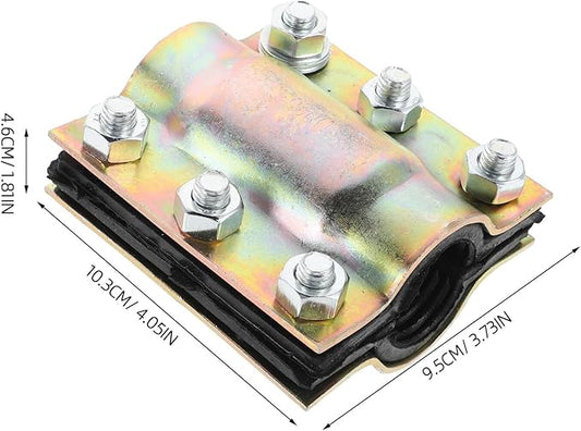 MAGICLULU Heavy-duty Sealed Pipe Clamp Leak Sealer for Plastic and Metal Pipes Rapid Repair Clamp 1pcs Dn25×110