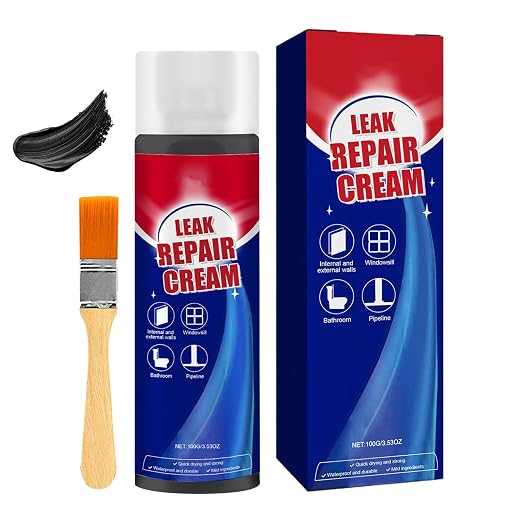 Liquid Sealer – Roof Coating, Waterproof Agent | Liquid Gap Filler for Tile Gutter Concrete Bathroom Wall Leak Protection Outdoor Floor Crack Repair Long-Lasting Seal Exterior Interior Fix