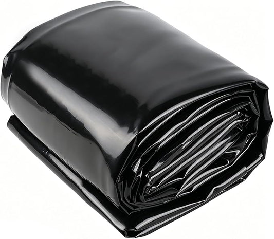 Adroiteet 15 x 25 FT Pond Liner, Fish Pond HDPE Liner, Pond Liners for Outdoor Ponds, Koi Ponds, Garden Fountain, Waterfall