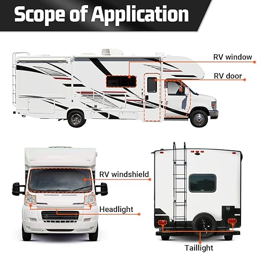 Butyl Sealant Tape 1PCS Butyl Rubber Tape for Installing Car Part, Windows, Doors and Windshield, Black, Waterproof