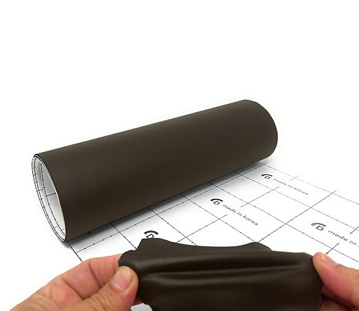 Leather Repair Tape – 4 X 48 inches Self Adhesive Waterproof Flexible Repair Patch Kit for Sofa Seating Couch Car Seat Drivers Seat Furniture Chair Leather Goods Chocolate Brown