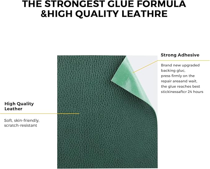 JDLUGH Sofa Leather Repair Patch Tape 3.5x60 Inch Self Adhesive Couch, Car Seat, Office Chair, Leather Furniture, Vinyl Repair Patch Kit for Furniture (3.5x60 Inch, Black1.0)