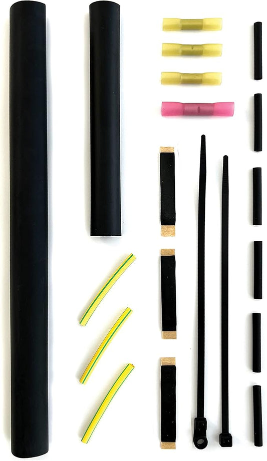 Radiant Solutions Company UL Listed Universal Tee & Splice Kit - For Splicing & Connecting 10-13mm Self Regulating Heat Cable or Heat Tape - Gutter & Roofing Protection