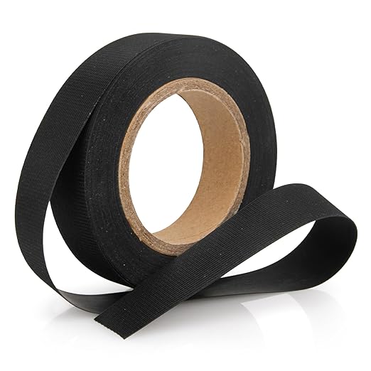 TPU Seam Sealing Tape – Waterproof Heat-Seal Fabric Repair Tape for Tents, Outdoor Gear, and Apparel – 0.79 in x 5.47 yd, Black