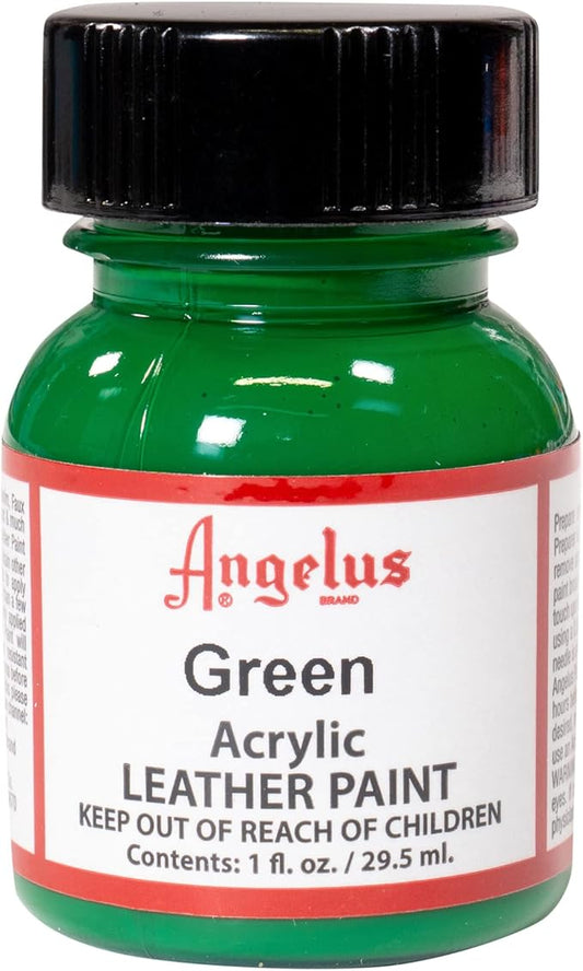 Angelus Acrylic Leather Paint, 1 oz, Green