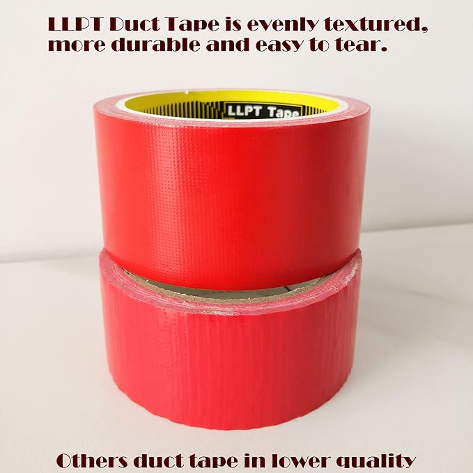LLPT Duct Tape Premium Grade 2.36 Inches x 108 Feet x 11 Mil Easy Tear Residue Free Strong Adhesive Color Dark Green (DT255)