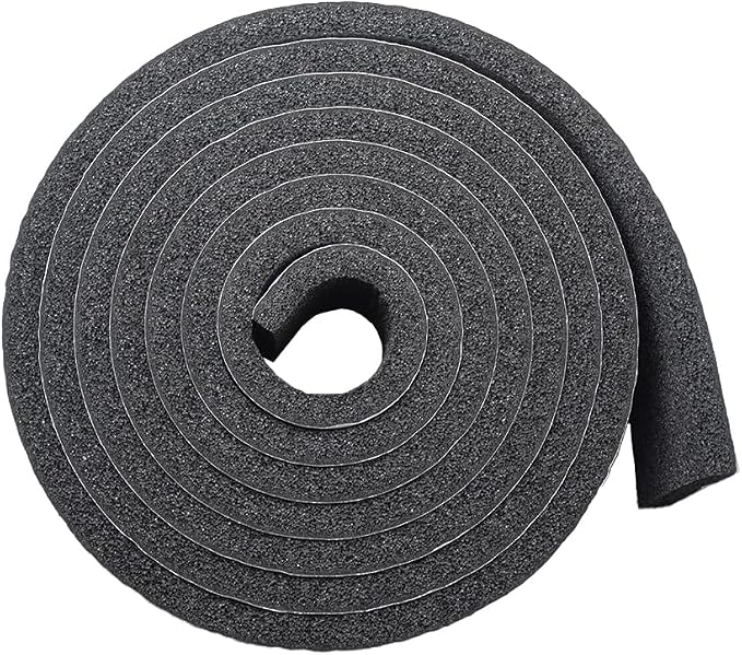 DOBTIM Pipe Insulation Foam Wrap Tape, Self Adhesive with High Resilience for Pipe Insulation Wrap 13 Ft x 2 Inch Wide x 1/2 Inch Thick