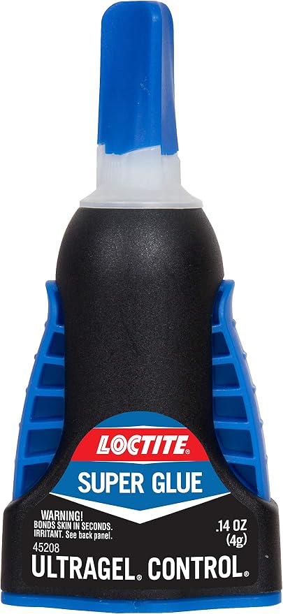Loctite Super Glue Control Gel & Ultra Liquid for Wood, Metal, Crafts, & Repair, Cyanoacrylate Adhesive Instant Glue, Quick Dry - .14 fl Oz Bottle, Pack of 4