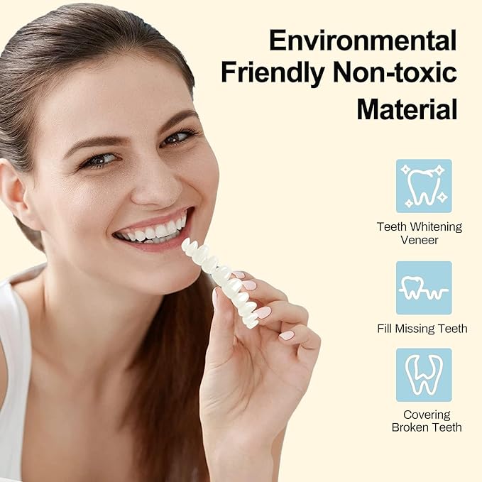Tooth Repair Kit，Temporary Natural Shade for Filling The Gap, Moldable Thermal Beads Replacement Kit Replace The Missing or Broken Tooth-6PCS-D67