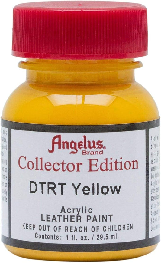 Angelus Collector Edition Leather Paint for Shoes, Couches, Sofas, Jackets and More - DTRT Yellow - 1 oz