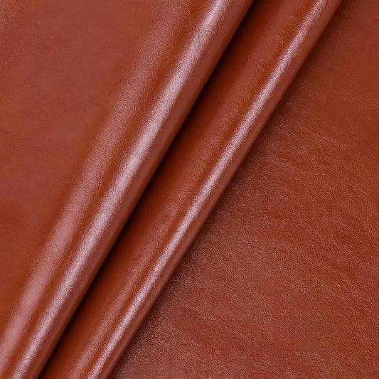 Leather Repair Patch Tape Kit,Self Adhesive Leather Repair Patch,Vinyl Repair Kit for Couches Boat Seats Furniture Cars Sofa Office Chair (Reddish Brown,7.87"×54.33")