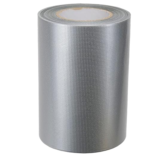 Super Strong Duct Tape 8 Inch x 32 Feet Multi-Purpose Heavy Duty Waterproof Duct Tape for Crafts & Home Improvement, Silver
