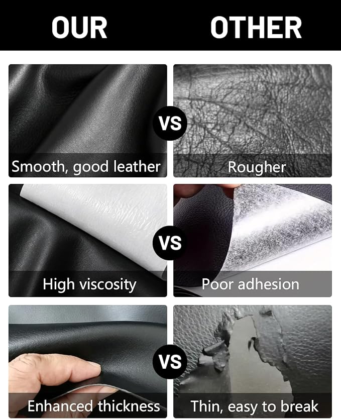 Leather Repair Patch Tape Kit,Self Adhesive Leather Repair for Sofa，Car Seat,Office Chair,Furniture,Jacket,Waterproof Strong Adhesive Vinyl Repair Kit. 8 in x 11 in,Fine Grained Navy Blue