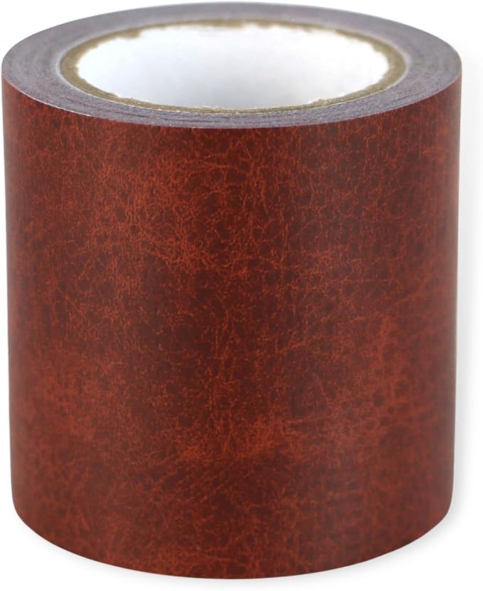 FindTape Artificial Wood & Leather Tape: 2-1/4 in. x 15 ft. (Dark Mahogany)