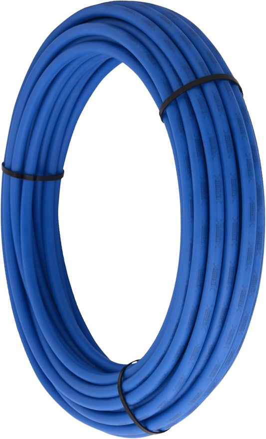 SharkBite 1/2 Inch x 100 Feet Blue PEX-B, Made in the USA, Flexible Water Pipe Tubing for Plumbing, U860B100