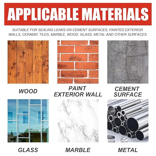 Transparent Waterproof Coating,Invisible Waterproof Indoor and Outdoor Clear Sealant for Roofs, Walls, Shower,Garden, Basement,Leak Prevention and Repair Agent (1)