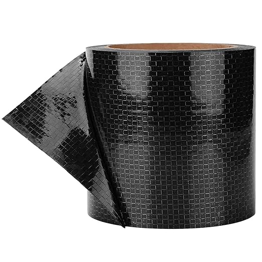 RV Underbelly Tape 4" x 50Ft, Permanent Waterproof Adhesive Repair Tape for Mobile Home Camper Travel Trailer, Wear-Resistant Fabric for Tears Holes Cuts – Strong Sealing for Motorhome & RV