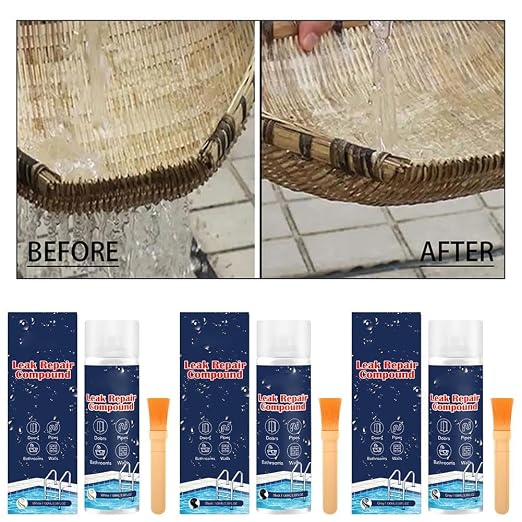 Instant Leak Fix and Waterproofing,Waterproof Leak Repair Cream, Fast Drying Sealant,Instantly Seals Cracks On Roofs,Pipes,Gutters,and Foundations,Indoor Outdoor Use,Long-Lasting Protection
