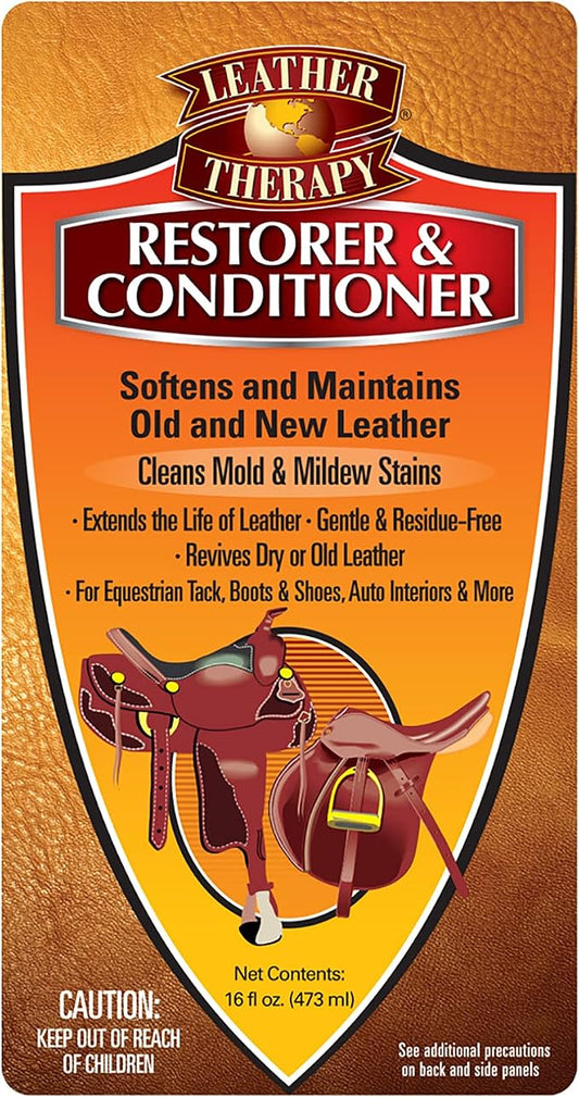 Leather Therapy Premium Restorer & Conditioner, 16oz
