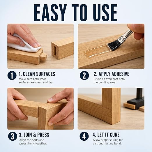 Realth All Purpose Adhesive 4 oz Brush Can Strong Flexible | Contact Cement Repair Glue for Leather, Rubber, Neoprene, Plastic & Wood, Fast Drying