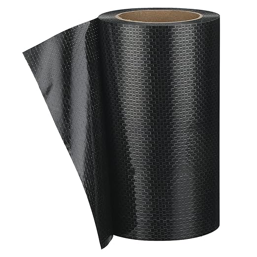 Frienda 7.87 Inch x 33 Feet RV Underbelly Tape RV Underbelly Material Corrugated Waterproof Flex Belly Tape Thick Adhesive Patch Sealing Mobile Home Camper Travel Trailer Tear Repair