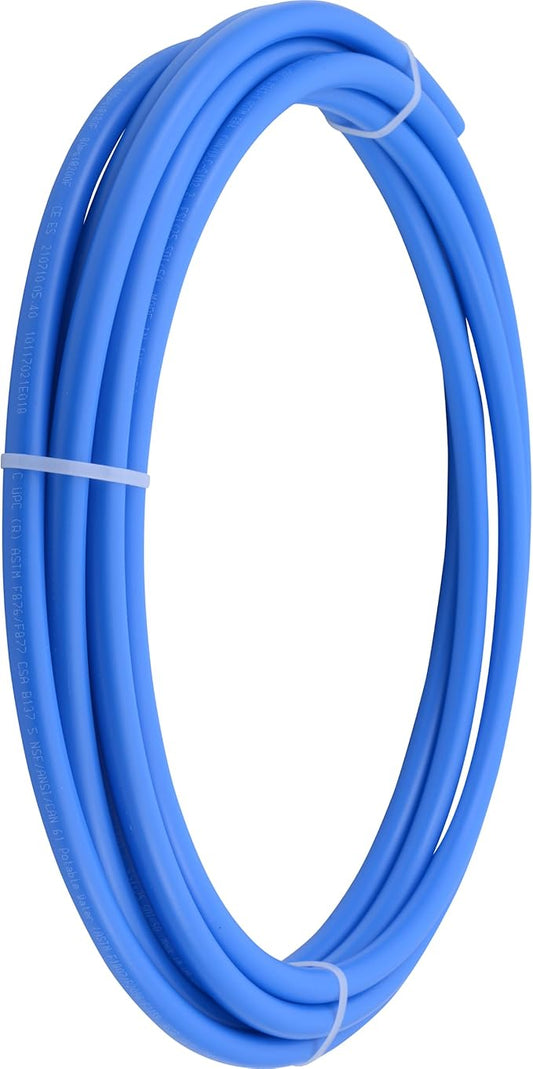 SharkBite U860B25, Blue PEX-B Pipe-Potable Water, 1/2 Inch, 25 Ft