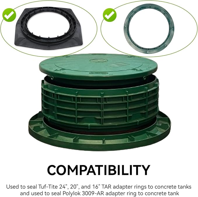 5/16" x 20ft Long Butyl Sealing Rope for Tuf-Tite and Polylok for Waterproof Sealing - Sets Underwater, Repairs Septic Tanks, Sewer Pipes, Conduits & More