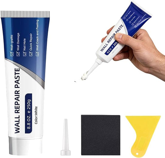 Drywall Repair Kit with Scraper, 2026 New Wall Mending Agent for Holes, Cracks, Small Damage, Quick Easy Solution for Home Wall Efficient Patch Repair (1 pcs)