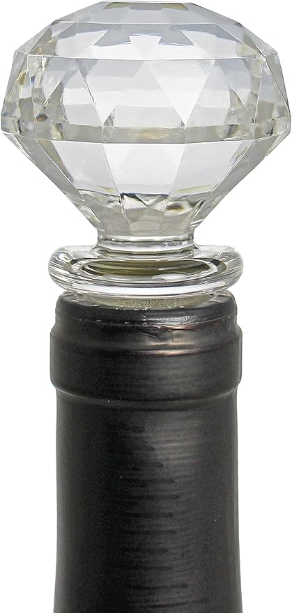 Prodyne Acrylic Diamond Faceted Wine Bottle Stopper