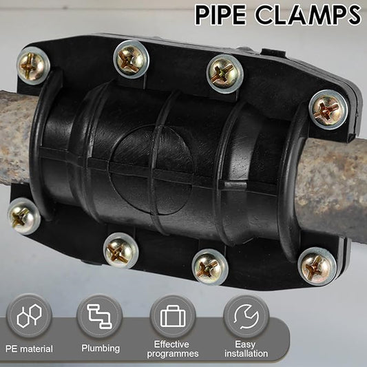 3Pcs Pipe Repair Clamp, Emergency Pipe Repair Kit for Plastic and Metal Pipes, Anti-Impact Water Pipe Leak Repair Clamp, Sturdy Emergency Pipe Repair Kit (25mm)