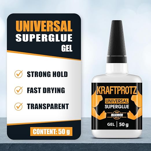 Super Glue Gel XXL Value Size 1.76oz – Non-Drip All Purpose Adhesive for Vertical Surfaces – Bonds Plastic, Wood, Metal & Ceramic – Clear Finish, Precision Tip