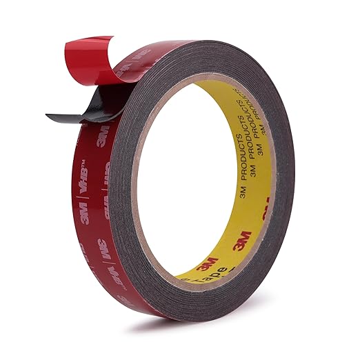Double Sided Tape Heavy Duty Mounting Tape 3/4" x 18Ft Made of 3M 5925 Strong Adhesive Waterproof Foam Tape Perfect for Automotive Home Office Decor Indoor and Outdoor Walls