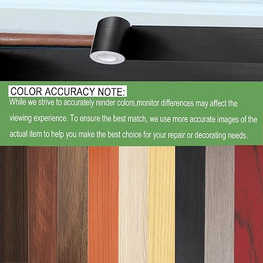 Wood Grain Repair Tape, 4.9 inch X 32ft Self Adhesive Grain Repair Patch for Tables, Chairs, Baseboards, Doors, Windows, Floors, Handicraft DIY.