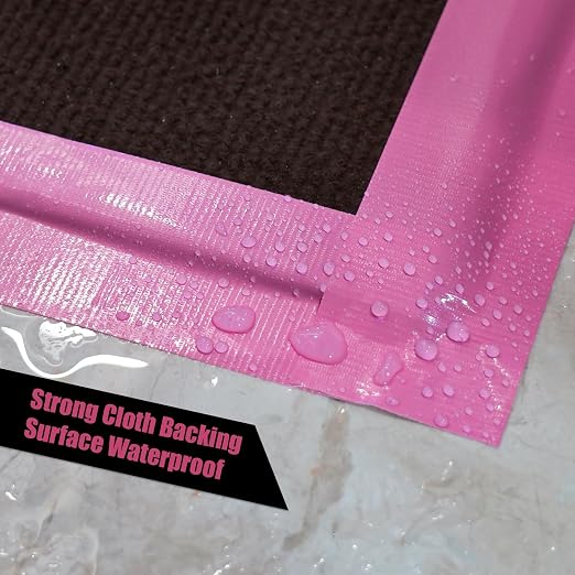 2 Rolls Pink Duct Tape, Heavy Duty Strong Industrial Colored Duct Tape 9mil x 2inch x 25yds Flexible, No Residue, Waterproof and Tear by Hand, Multi-Use for Indoor & Outdoor Repairs