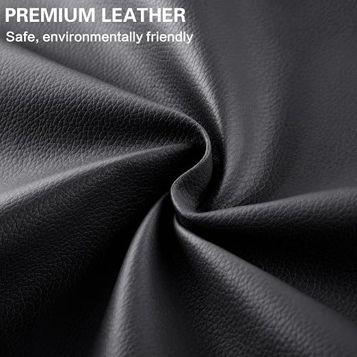 Self Adhesive Leather Repair Patch Kit, 31.4 in x 16 in Large Vinyl Leather Repair Tape for Furniture, Car Seat, Couch, Sofa, Chair Black