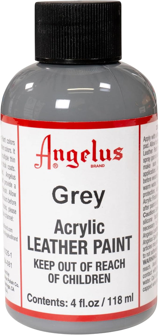 Angelus Acrylic Leather Paint, 4 Fl Oz (Pack of 1), Grey