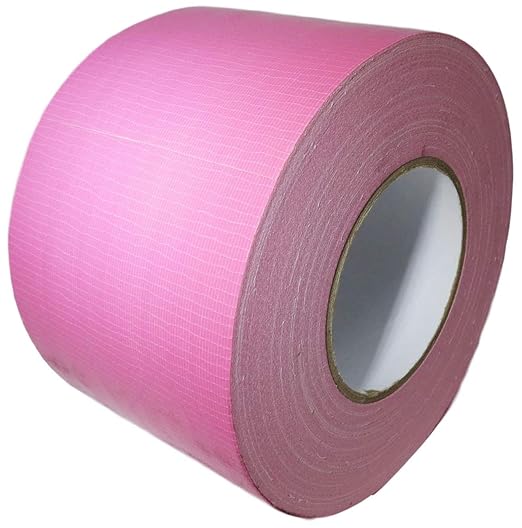 GGR Supplies T.R.U. CDT-36 Industrial Grade Duct Tape. Waterproof and UV Resistant. Multiple Colors Available. 60 Yards. (Pink, 4 in.)
