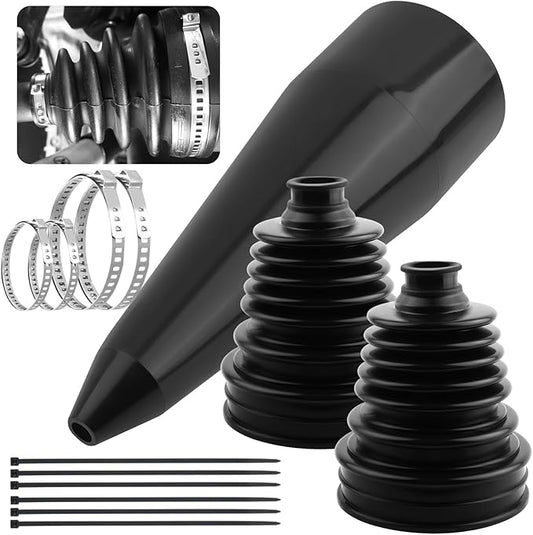 CV Boot Repair Kit,Water&Dust Resistant CV Axle Boot Repair Kit with CVs Boots Clamps & Expander Tool,Professional CVs Joint Boots Kits for Calibers 3.56",2.96",2.46"