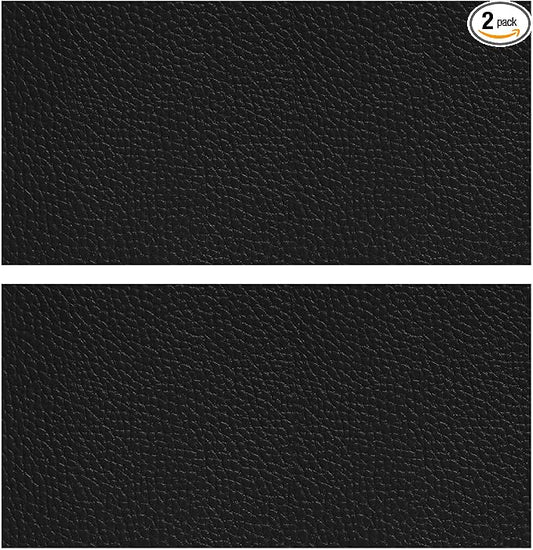 2PCS Car Leather Repair Patch Tape, 8×4 Inch Self-Adhesive Cuttable Leather Patch Tape Vinyl Repairs Kit for Car Upholstery Seat Furniture Couches Chairs Sofas (2PCS)