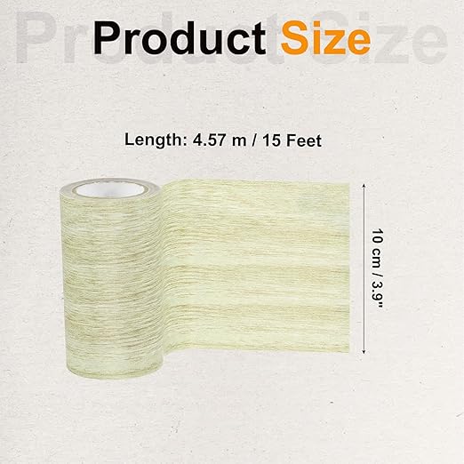 PATIKIL Wood Grain Tape 4" x 15 Ft, Self-Adhesive Wood Texture Repair Tape Realistic Wooden Effect Patch for Furniture Cabinets Floor Walls,Grey Oak