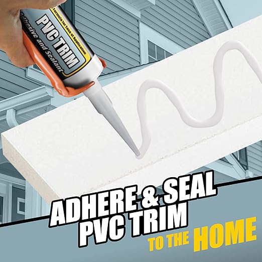 PVC Trim Adhesive and Sealant White