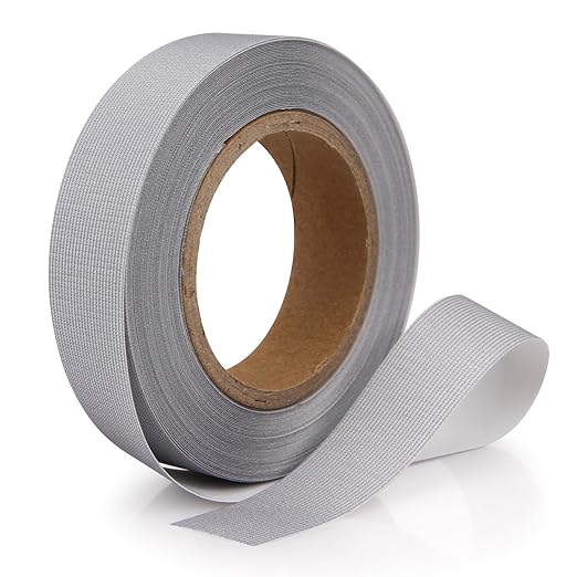 TPU Seam Sealing Tape – Waterproof Heat-Seal Fabric Repair Tape for Tents, Outdoor Gear, and Apparel, 0.79 in x 5.47 yd, Grey