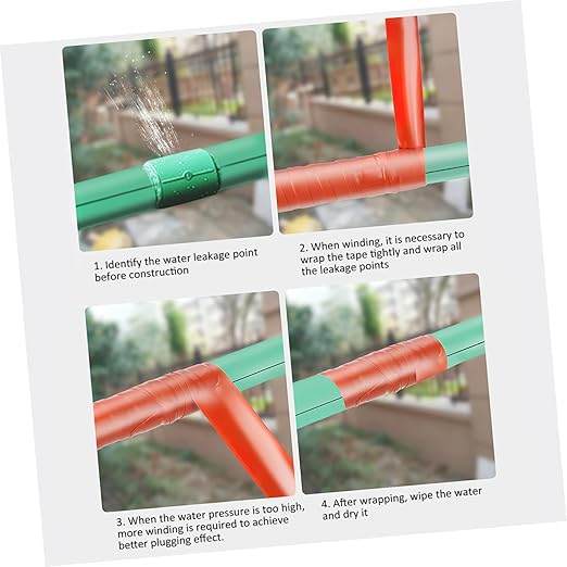 ULTECHNOVO 3pcs Seal Tape Repair Tape for Home Use for Pipe Leaks Flexible Easy to Use Sealing
