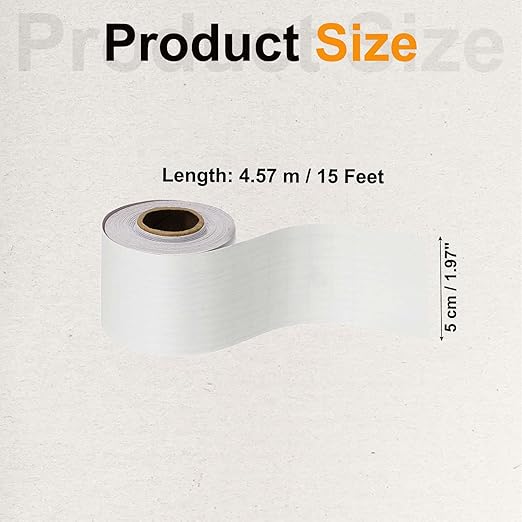 PATIKIL Wood Grain Tape 2" x 32 ft, Self-Adhesive Wood Texture Repair Tape Realistic Wooden Effect Patch for Furniture Cabinets Floor Walls, White Wood Grain